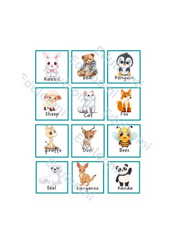 animal flashcards for kids1