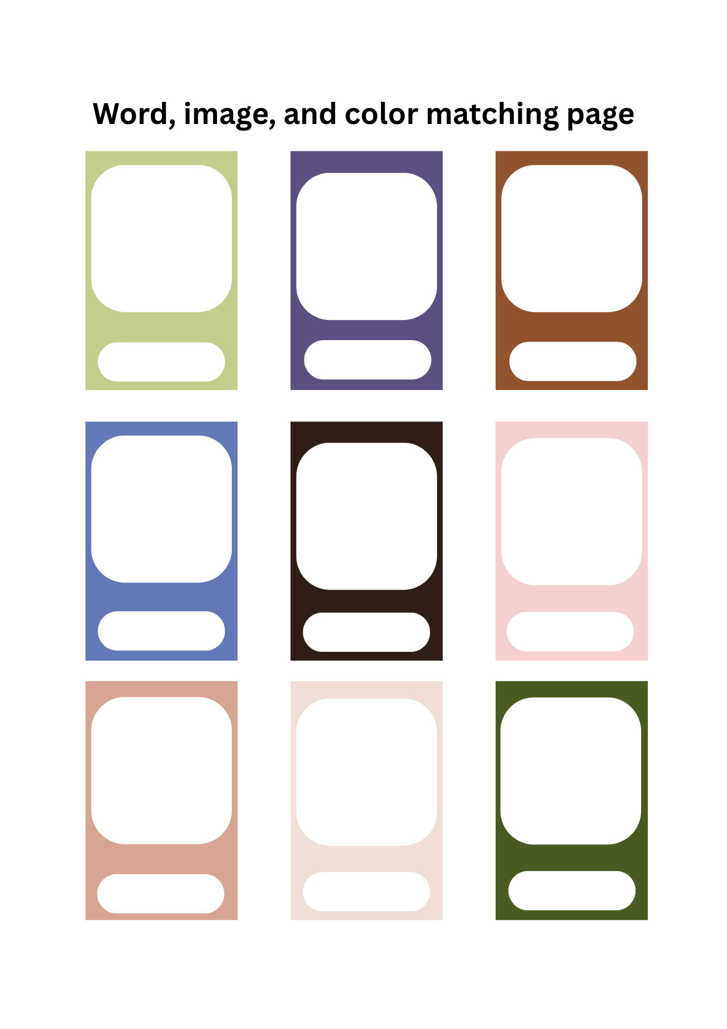 printable animal flashcards & matching pdf printable animal flashcards & matching pdf