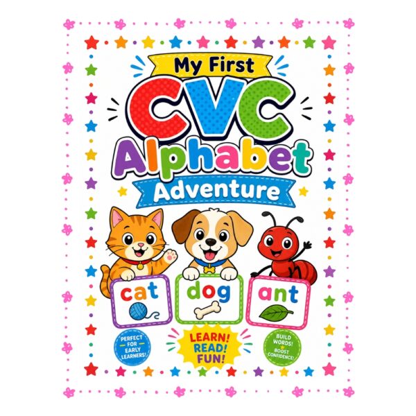 CVC words workbook cover